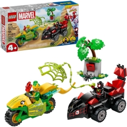 Lego Super Heroes Pościg Spina za Electro w dinopojeździe 11198