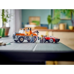 Lego City Samochód pomocy drogowej i naprawa sportowego auta 60435