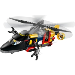 Lego City Zestaw z helikopterem, wozem strażackim i łodzią podwodną 60462