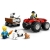 Lego City Czerwony traktor z przyczepą i owcą 60461