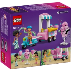 Lego Friends Stoisko z watą cukrową i skuter 42643