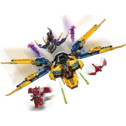 Lego Ninjago Ras i burzowy superodrzutowiec Arina 71833