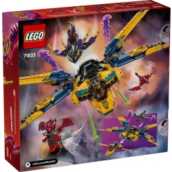 Lego Ninjago Ras i burzowy superodrzutowiec Arina 71833